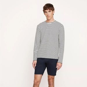 Vince breton striped long sleeve tshirt